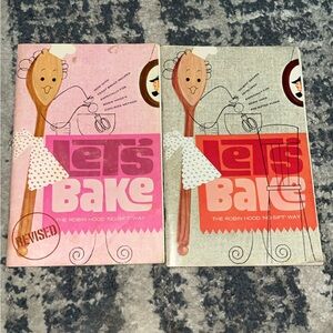 Vintage Let's Bake Book Set